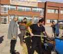 غرس 6 اصله نخل خرما در دانشکده تربیت بدنی و علوم ورزشی توسط ریاست و جمعی از کارکنان دانشکده