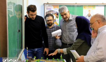ساخت ماکت‌های ورزشی به دست دانشجویان دانشکده تربیت بدنی و علوم ورزشی