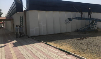 عملیات زیبا سازی محوطه دانشکده در تعطیلات تابستانی دانشگاه