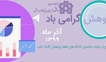 گزارش برگزاری گرامیداشت هفته پژوهش 