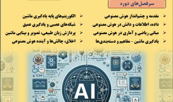 اطلاعیه برگزاری "آزمون آنلاین دوره مبانی و اصول هوش مصنوعی" در تاریخ 10 و 11 تیر ماه 1405